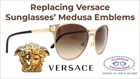 versace lenses replacement|Versace glasses parts.